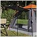 Tenda Istantanea con Catena per la Pioggia per 3 Persone con Rilascio Veloce - Foto miniatura 3