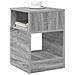 Tavolino Grigio Sonoma 30,5 x 30 x 45 cm Legno multistrato - Foto miniatura 3