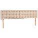 Giroletto a Molle con Materasso Cappuccino 200x200cm Similpelle - Foto miniatura 6
