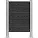 Recinzione Contenitore per Rifiuti Grigio 85 x 12 x 115 cm - Foto miniatura 4