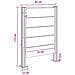 Recinzione Contenitore per Rifiuti Grigio 85 x 12 x 115 cm - Foto miniatura 8