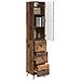 Set di armadi 2 pcs Legno antico 34,5 x 34,5 x 90 cm - Foto miniatura 2