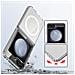 Custodia Per Telefono Samsung Galaxy Z Flip 6/7 Fe Trasparente Magsafe Flexair - Foto miniatura 3