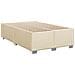 Letto box spring con materasso Crema 120 x 200 cm Tessuto - Foto miniatura 4