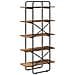 Libreria 5 livelli 60 x 35 x 175,5 cm PB Legno di quercia - Foto miniatura 5