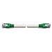 ICOC CROSS-010 - Cavo di rete Patch Cross in Rame Cat. 5e Verde / Grigio SF / UTP 1 mt - Foto miniatura 1