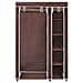 Armadi Guardaroba Richiudibili, Set Da 2, colore Marrone - Foto miniatura 3