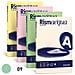 conf. 100 Carta colorata 90g Rismacqua verde chiaro A69P144 - Foto miniatura 1
