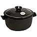 Casseruola Tonda Cocotte 26x26cm H. 16cm Fusian Nero Flame - Foto miniatura 1