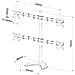 Supporto da Scrivania ICA-LCD 2540 per 4 Monitor 13'' - 27'' con Base con 4 Braccia Portata 10 kg per Braccio - Foto miniatura 2