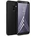 Cover Samsung Galaxy A6 Plus Protezione Silicone + Retro Rigido - Nera - Foto miniatura 5