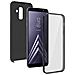 Cover Samsung Galaxy A6 Plus Protezione Silicone + Retro Rigido - Nera - Foto miniatura 1