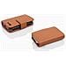 Custodia Compatibile Con Samsung Galaxy Pocket Neo In Marrone Cioccolata - Coperchio Protettivo In Ecopelle Testurizzata E Tasca Per Carte Di Credito - Foto miniatura 4