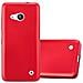 Custodia Compatibile Con Nokia Lumia 550 In Rosso Metallico - Coperchio Protettivo In Silicone Tpu Flessibile - Foto miniatura 4