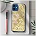 Cover Per Iphone 12 Mini Floating Glitter Gradient Liquid Glitter Oro - Foto miniatura 2