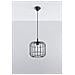 Lampada A Sospensione A Soffitto Con Gabbia A 1 Luce Nera, E27 - Foto miniatura 2