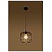 Lampada A Sospensione A Soffitto Con Gabbia A 1 Luce Nera, E27 - Foto miniatura 4