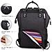 Pipi Orso Modifica Zaino Impermeabile Del Bambino Borsa Fasciatoio Sacchetto Freddo Pannolino Zaino Organizer Grande Capacit Diaper Tote Bag (nero)  - Foto miniatura 2
