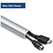 Eu 1d3015a Eh Mini Trunking Cavo Elettrico Management Solution Autoadesivo Cord Cover - 30mm (w) X 15mm (h) - Effetto Alluminio (1-metri Di Lunghezza)  - Foto miniatura 3