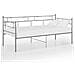 Telaio Divano Letto Grigio In Metallo 90x200 Cm - Foto miniatura 1