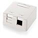 Surface Mounted Box for Keystone Jack, Bianco, 6,3 cm, 3 cm, 6,5 cm - Foto miniatura 1