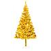Set Albero Natale Artificiale con LED e Palline Oro 180 cm PET - Foto miniatura 2