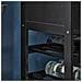 Carrello Di Servizio Credenza In Legno Mobile Cucina Nero Fkw45-sch - Foto miniatura 4