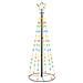 Albero di Natale a Cono Colorato 108 LED 70x180 cm - Foto miniatura 1