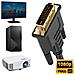 Adattatore Video 5 Metri Da Hdmi Maschio Verso Dvi Femmina, Full Hd 1080p - Foto miniatura 11