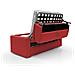 Kansas Divano Letto Matrimoniale Alto 20 Cm. Impermeabile T13 Rosso - Foto miniatura 5