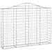 Cesto Gabbione Ad Arco 200x30x140/160 Cm Ferro Zincato - Foto miniatura 1