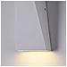 Lampada Da Parete Moderna Per Esterno Metallo Bianco Luce Led 6w Ip54 - Foto miniatura 3