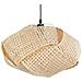 Lampadario Halil Legno Di Bambù Beige - Foto miniatura 2