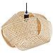 Lampadario Halil Legno Di Bambù Beige - Foto miniatura 3