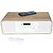 SISTEMA STEREO 60W BT DAB+ LEGNO WHITE - Foto miniatura 1