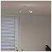 faretti da soffitto 2 vie regolabili GU10 bianchi - Foto miniatura 4
