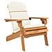 Set Salotto da Giardino Adirondack 3pz Legno Massello di Acacia - Foto miniatura 4