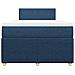 Giroletto a Molle con Materasso Blu 120x190 cm in Tessuto - Foto miniatura 4