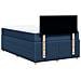 Giroletto a Molle con Materasso Blu 120x190 cm in Tessuto - Foto miniatura 6