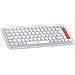 Tastiera Wireless 920-013107  Colore Arancione, Bianco - Foto miniatura 3