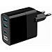 TA-UC-PDQC30LCD-BK-02 Caricabatterie per dispositivi mobili Universale Nero AC Ricarica rapida Interno - Foto miniatura 1