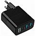 TA-UC-PDQC30LCD-BK-02 Caricabatterie per dispositivi mobili Universale Nero AC Ricarica rapida Interno - Foto miniatura 4