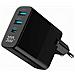 TA-UC-PDQC30LCD-BK-02 Caricabatterie per dispositivi mobili Universale Nero AC Ricarica rapida Interno - Foto miniatura 7