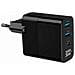 TA-UC-PDQC30LCD-BK-02 Caricabatterie per dispositivi mobili Universale Nero AC Ricarica rapida Interno - Foto miniatura 9