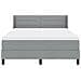 Letto box spring con materasso Grigio chiaro 160 x 200 cm - Foto miniatura 8