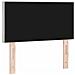 Testiera LED Geometrico Grigio chiaro 80 cm Velluto - Foto miniatura 7