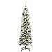 Albero di Natale snodato Bianco 210 cm PVC - Foto miniatura 3