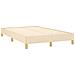Letto a Molle con Materasso e LED Crema 120x190 cm in Tessuto - Foto miniatura 6