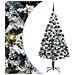 Albero di Natale artificiale con 300 LED Bianco 210 cm - Foto miniatura 1