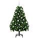 Albero di Natale artificiale Verde 150 cm PVC e Metallo - Foto miniatura 3